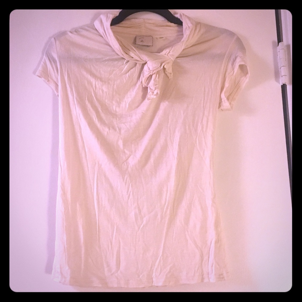 Anthropologie White T-shirt small